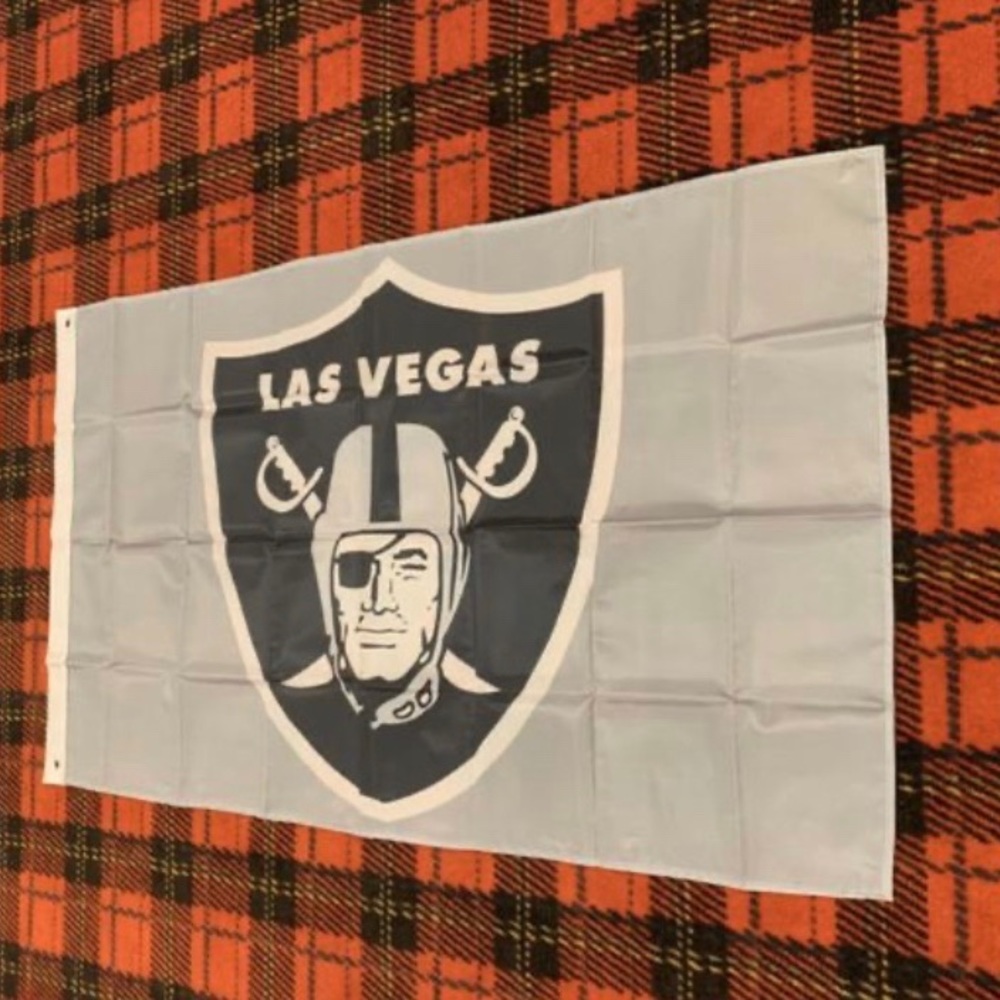 Brand new Las Vegas Raiders banner flag